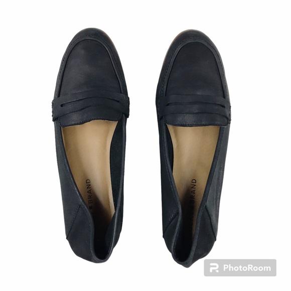 Lucky Brand Black Leather Loafer - Picture 3 of 10